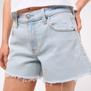 Abercrombie & Fitch Light Blue Jean Shorts